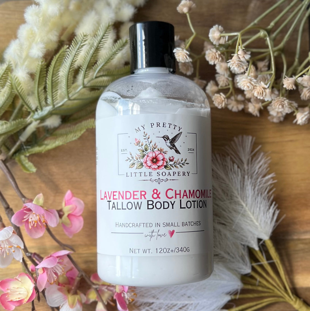 Lavender & Chamomile Tallow Lotion
