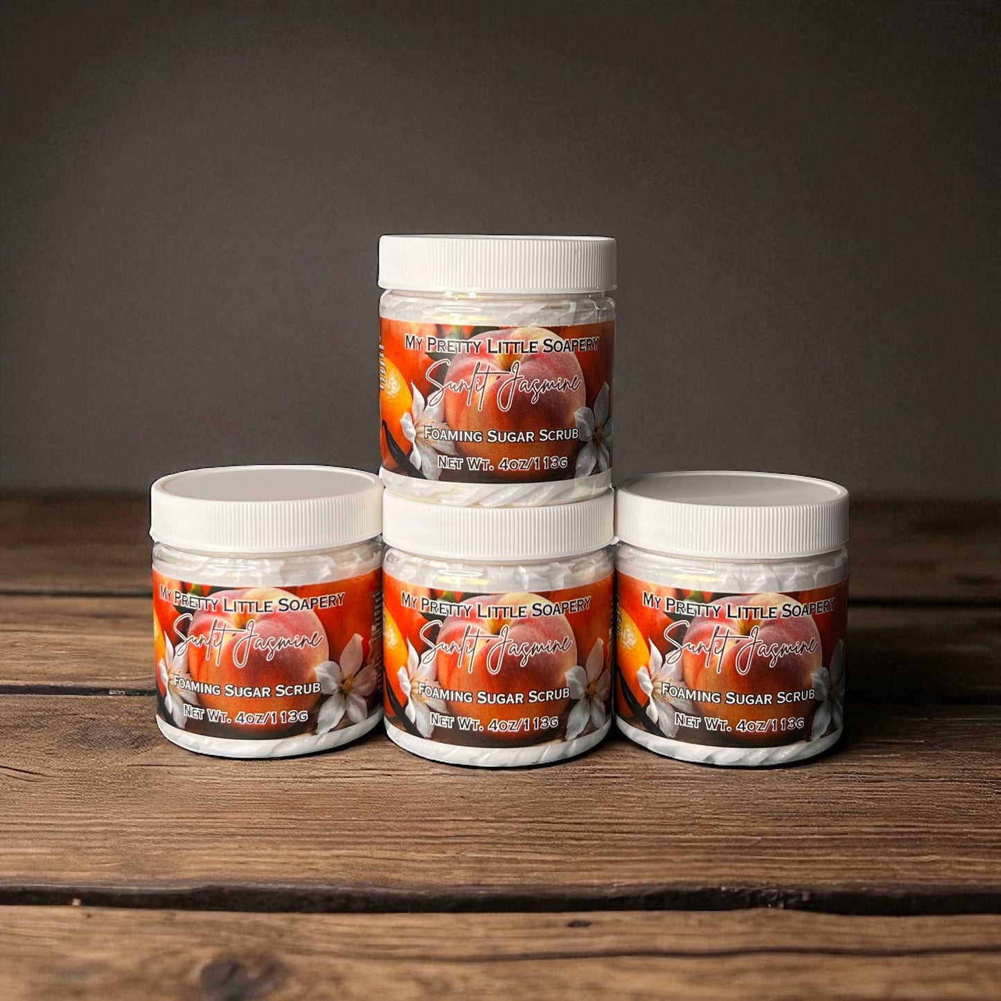 Sunlit Jasmine Foaming Body Scrub