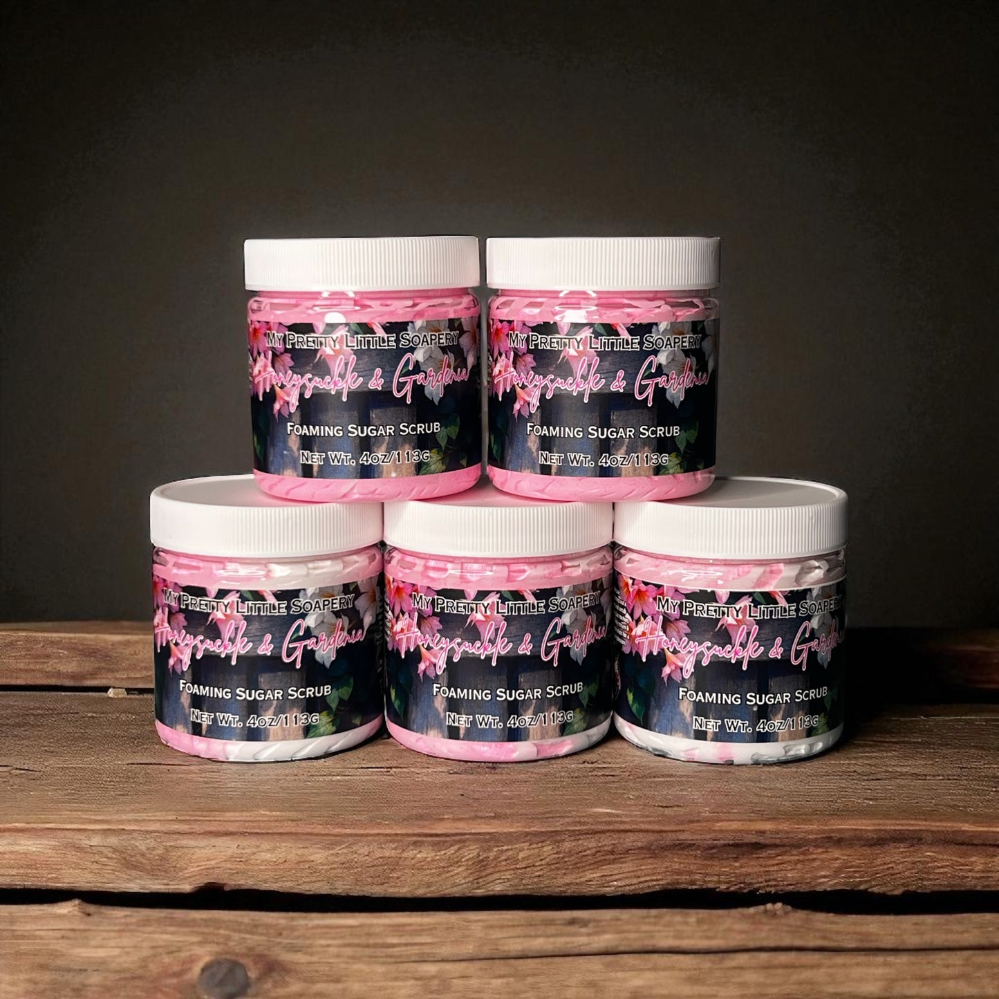 Honeysuckle & Gardenia Foaming Scrub