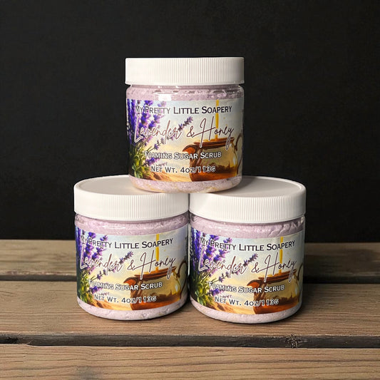 Lavender & Honey Foaming Body Scrub