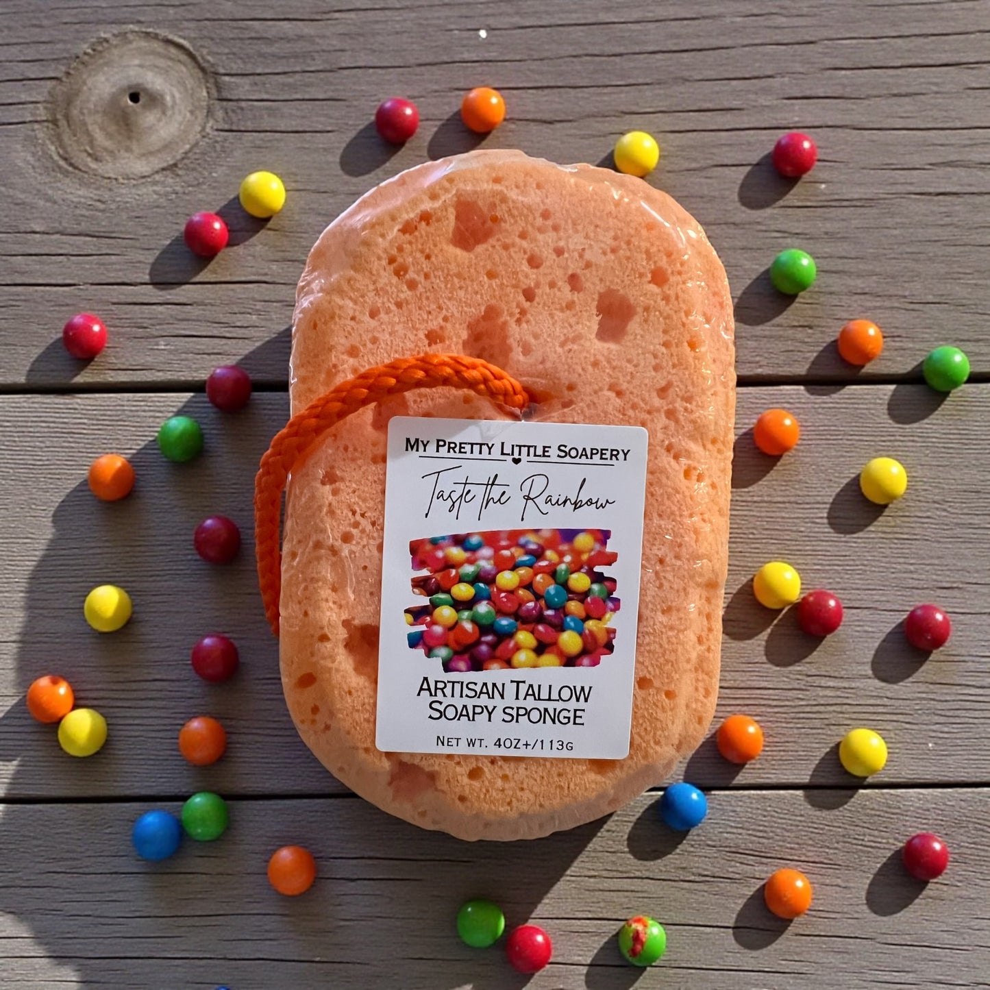 Taste the Rainbow Soapy Sponge