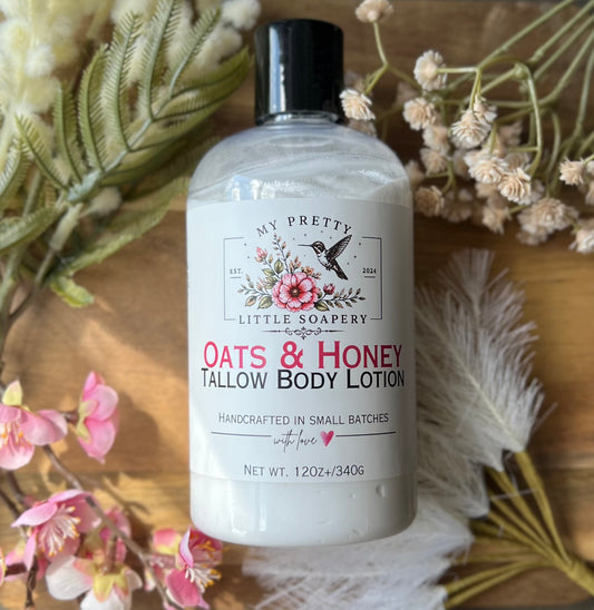 Oats & Honey Tallow Lotion