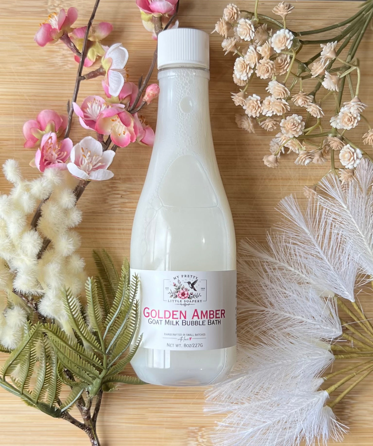 Golden Amber Goat Milk Bubble Bath