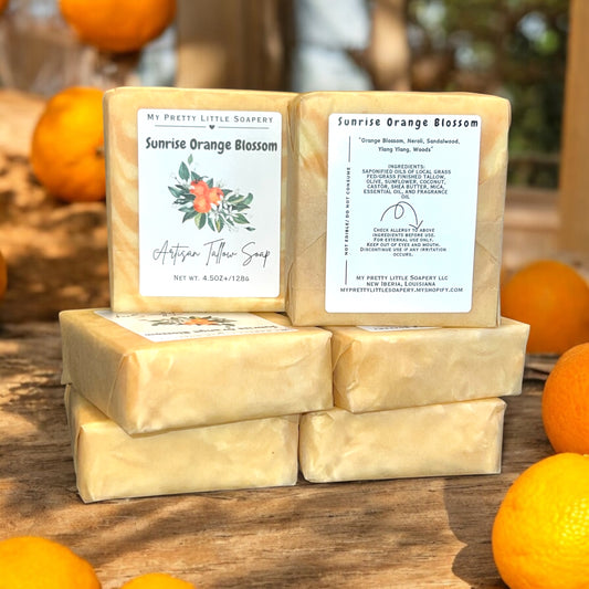 Sunrise Orange Blossom Tallow Soap