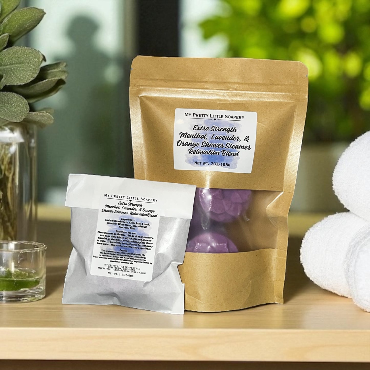 Extra Strength Menthol Relaxation Blend Shower Steamer