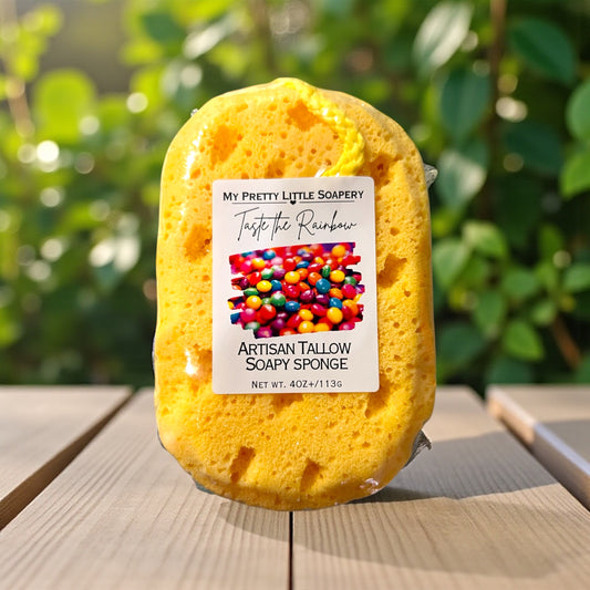 Taste the Rainbow Soapy Sponge