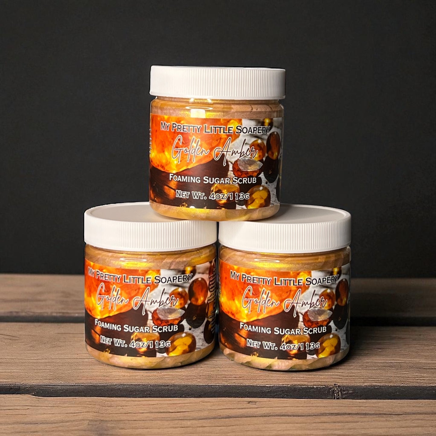 Golden Amber Body Scrub