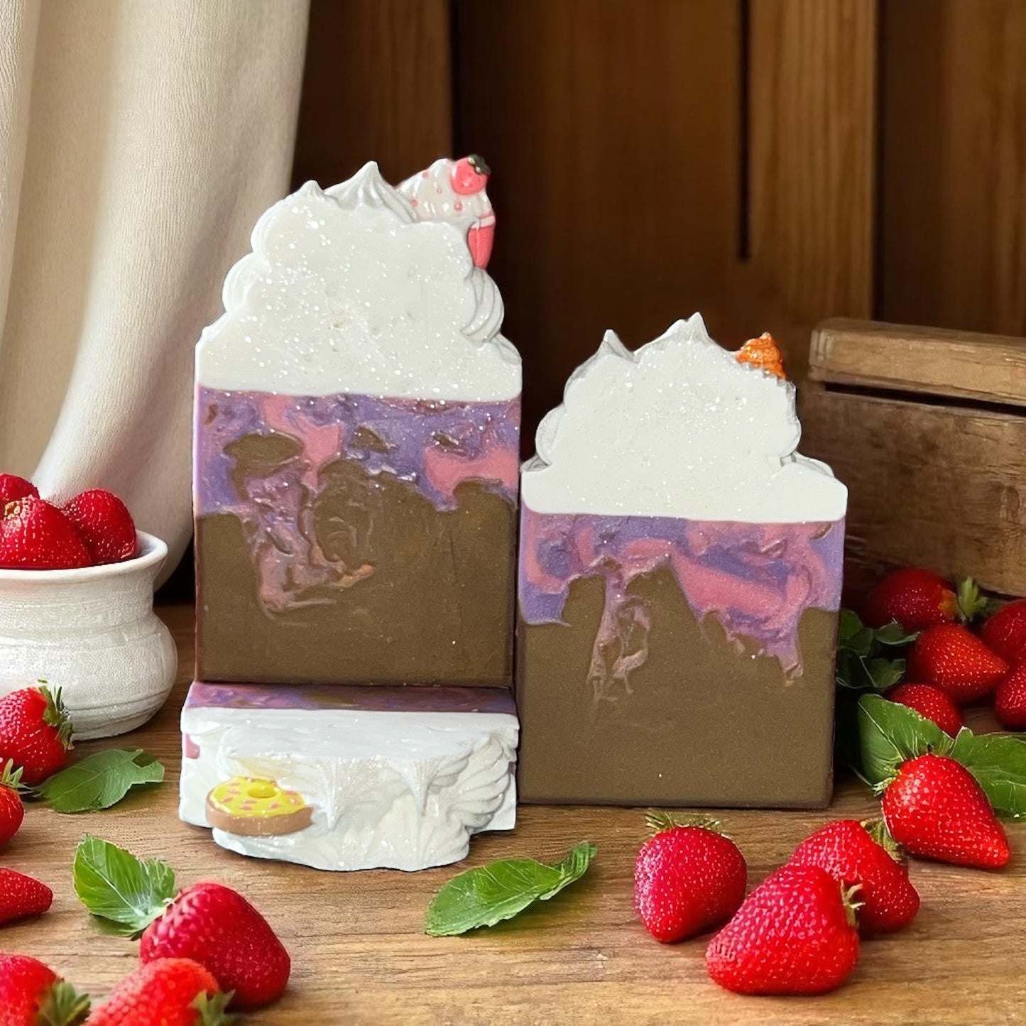 Strawberry Cupcake Lard Soap