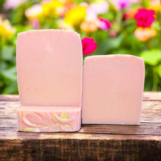 Pink Linen Goat Milk Soap