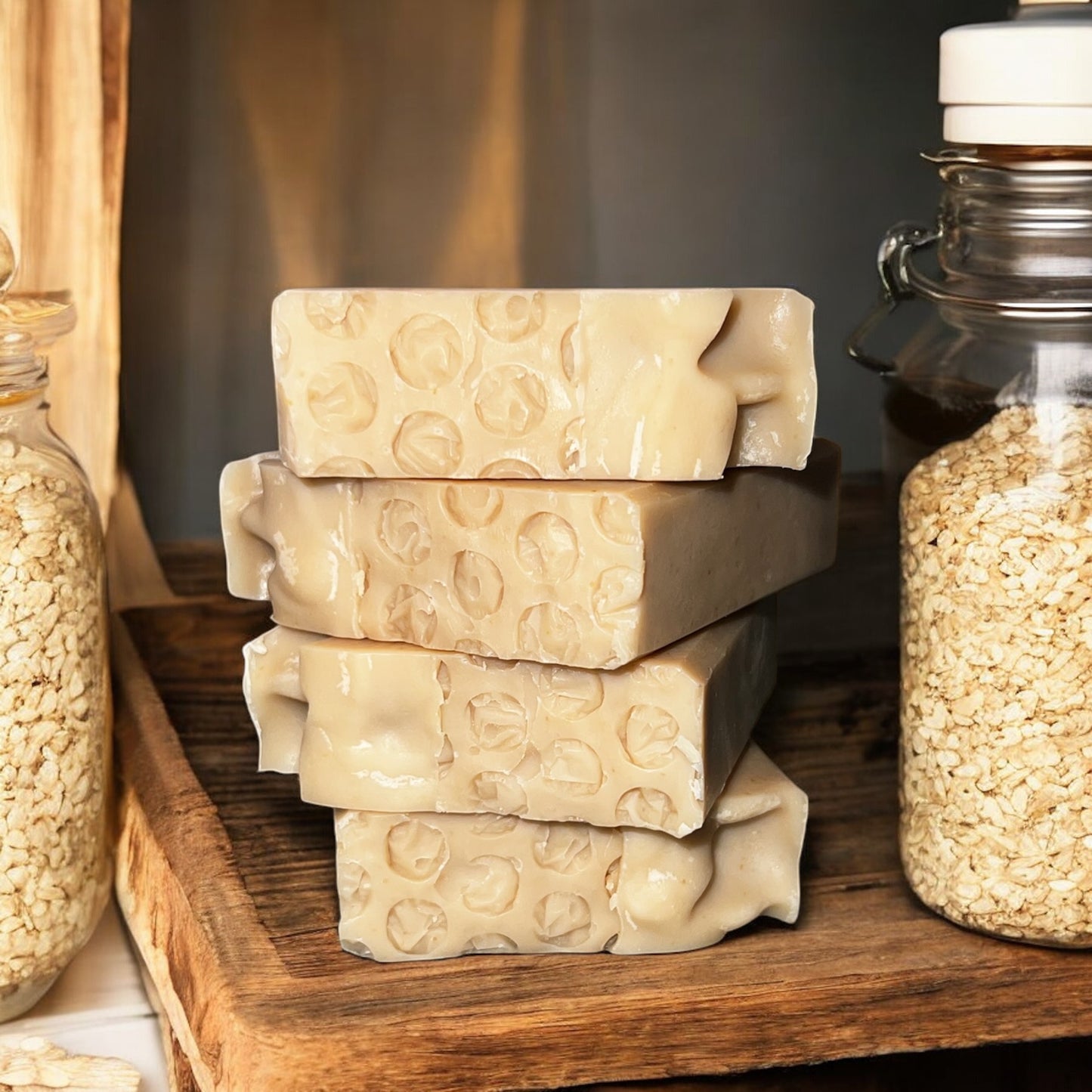 Oatmeal, Milk, and Honey Soap