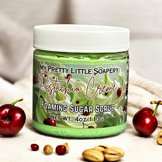 Whipped Pistachio Crème Whipped Foaming Body Scrub
