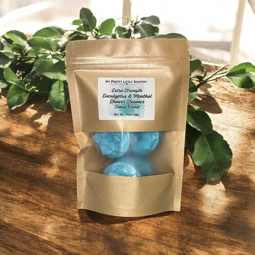 Xtra Strength Eucalyptus & Menthol Shower Steamer-Sinus Blend