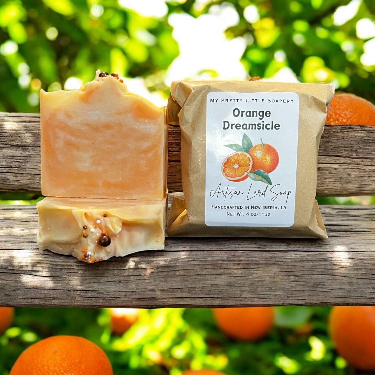 Orange Dreamsicle Lard Soap